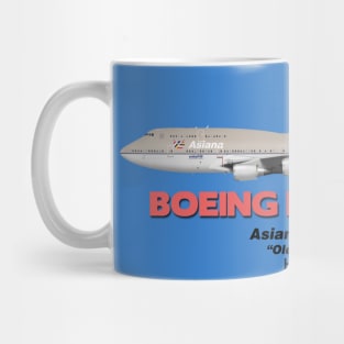 Boeing B747-400M - Asiana Airlines "Old Colours" Mug